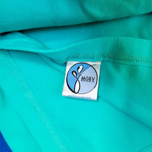 Moby Newborn Baby Sun Protection Blanket - Teal - Picture 2 of 3